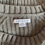 American Eagle  Hunter Green Open Knit Sweater Photo 6
