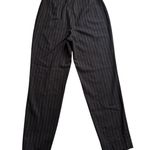 Piazza Sempione brown pinstripe wool/silk blend dress pants size 42 Photo 0