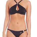 Agent Provocateur L'AGENT by  Adrina Black Cut Out Swim Top Photo 6