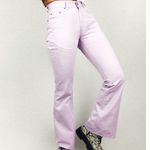 Old Navy Y2K Flared Denim Jeans in Lavender | Size 2 Photo 3