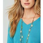 Tranquil Treasures Collection Semiprecious Jade Stone Necklace Green Photo 0