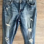 Pistola  Jeans Size 30 Anais Distressed Ankle Zip Cuff Broken In Super Soft Denim Photo 3