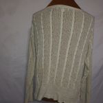 Forever 21 Forever XXI M Creme Loose Knit Sweater Photo 2
