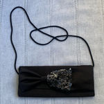 La Regale  vintage black envelope evening purse. Photo 0