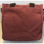 SunshineJing Women's Canvas Shoulder Tote Bag Rose/Brown Handles Photo 3