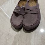 Birkenstock Naples Suede Clogs Faded Purple Size 8-8.5 Photo 4