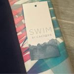 Cacique Swim by  Women's Blue Capri Swim Leggings Photo 1