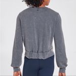 CALIA Effortless Crop Pullover in Graphite Gray Size XS Photo 1