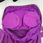 Athleta  Size XS Santana Halter Maxi Dress Purple Neck Tie Adjustable Pockets Photo 9