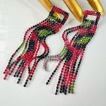 ZARA  Rhinestone Earrings Photo 8