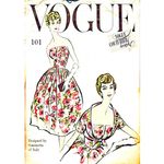 1960s Vintage Vogue Couturier Teal Blue Floral Long Sleeve Dress Small Formal Size XS Photo 10