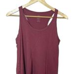 Aerie Real Soft Racerback Tank Top in Maroon Size XS Photo 2