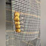 ALC Frank A.L.C. Sedgwick II Double Breasted Plaid Check Houndstooth Blazer Size 4 Photo 4