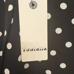 Black & White Polka Dot Blouse – Size Medium | Business Casual Preppy NWT Photo 4