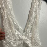 NEW Sexy White Lace Bodysuit teddy M Size M Photo 4