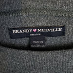 Brandy Melville Green Cropped Sweater OS Photo 2