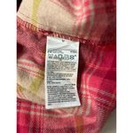 Old Navy NWT Women’s Pink Plaid Flannel Boyfriend Shirt Photo 4