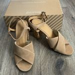 Soludos Olivia Leather Heels in Desert Size 9 Photo 2