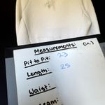 Athleta white quilted pattern cowl neck sweater kangaroo pocket women's L Photo 6