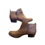 Lucky Brand  Basel Ankle Bootie Women’s 9.5 Brown Leather Heeled Boot Double Zip Photo 2