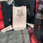 Victoria's Secret Red and Black Plaid Sleep Shirt Photo 3