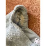 ASOS DESIGN fuzzy knit crop top long sleeve sweetheart neckline size 6 US Photo 4