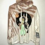Disney NWT Aladdin Princess Jasmine Semi Crop Hoodie Hoody Tie Dye Box Medium M Photo 9