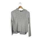 Athleta  Women’s Rest Day Silk Blend Knit Hoodie in Dove Grey Size XS Photo 1