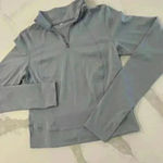 Yogalicious Lux Pullover QuarterZip Crop Activewear LongSleeve Top Womens Medium Photo 1