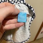 J. McLaughlin Size M Catalina Cloth Mia Sleeveless Sheath Dress Navy Polka Dot Photo 7