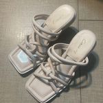 Circus by Sam Edelman Circus NY cream heeled strappy sandals Photo 2