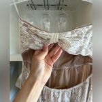 Malloy strapless lace open back cut out back summer maxi dress Size XS Photo 9