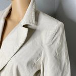 Old Navy Vintage Corduroy One Button Blazer Cream Beige Size Medium Photo 1