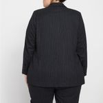 Universal Standard NWT  The Pinstripe Blazer Graphite Office Career 18-20 M Photo 4