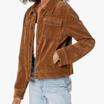 Levi's NWOT Women's Vintage Inspired Faux Suede Modern Trucker Jacket SMALL Photo 0