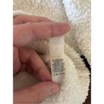 Aerie  Women's Hooded White Sweatshirt Red Heart Detail Fleece Size Medium Photo 2