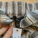 Drew  $192 Striped Linen Pants with Belt Sz Small Photo 2