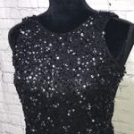 Sexy Sparkle Sequin Little Black Mini Dress Size 6 Photo 7
