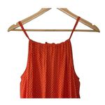 Old Navy Orange Floral Lightweight Romper Women's Medium New Pockets!! Photo 1