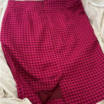 Merona maroon houndstooth pencil skirt, Size 8 Photo 2