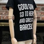 Bad girls go to Barcelona tourist tee / S / Excellent condition Photo 2