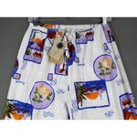 Anthropologie New Label Of Love Printed Wide Leg Linen Pants Sz M Beach Resortwear Dolce Vita Photo 1