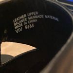 Audrey Brooke  Black Leathed Heeled Sandals Size 9.5 Photo 4