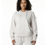 Alphalete  Women’s Terry Oversized Hoodie - Moonstone,Size XL Photo 0