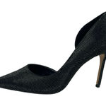 Mango  MNG Black Rhinestone Pointed Toe Slip On Stiletto Heels Pump Shoes Sz 8.5 Photo 0