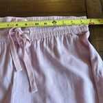 Loft Beach Light Pink Drawstring Waist Eyelet Trim Pants Size Small Photo 4