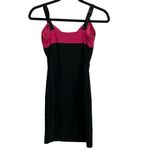 B Darlin Y2K Hot Pink and Black BodyCon Mini Dress Size 5/6 Spring Summer Date Photo 1