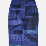 Danielle Guizio Print Mesh Skirt Size XS EUC Photo 0