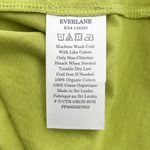Everlane Yellow Green Crew Neck Short Sleeve Boxy Cut Relaxed Fit T Shirt Small Photo 7