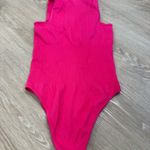 OQQ Strappy Square Neck Sleeveless Tummy Control Tank Tops Bodysuit Pink Size XL Photo 4